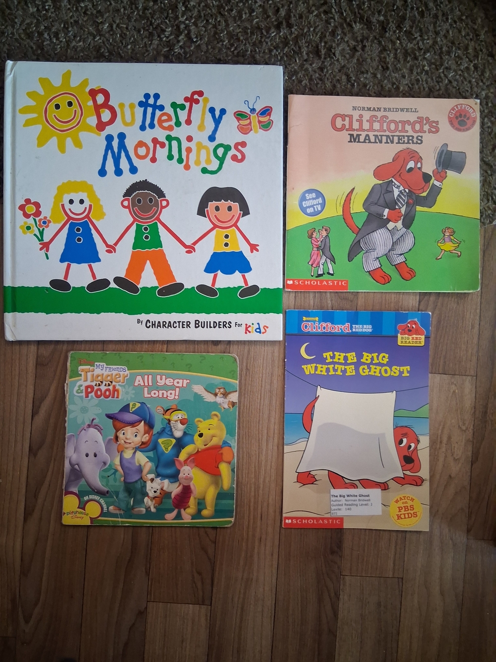 Butterfly Mornings Kids Picture Book - Colorful White Cover